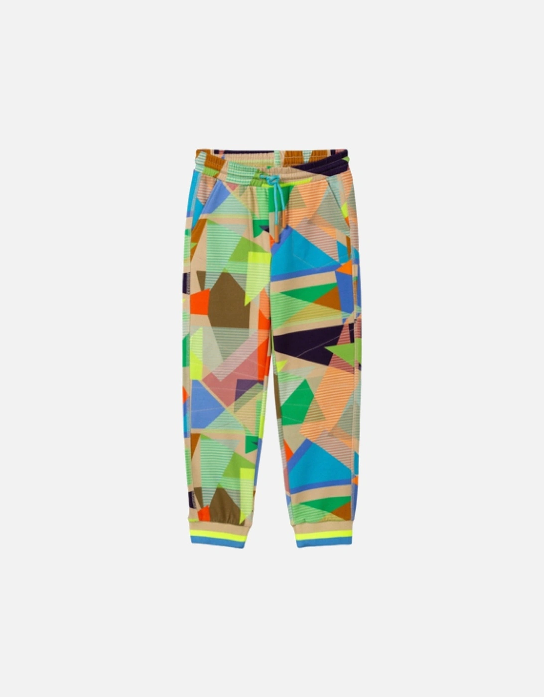 Boys Multicoloured Artwork Joggers, 3 of 2