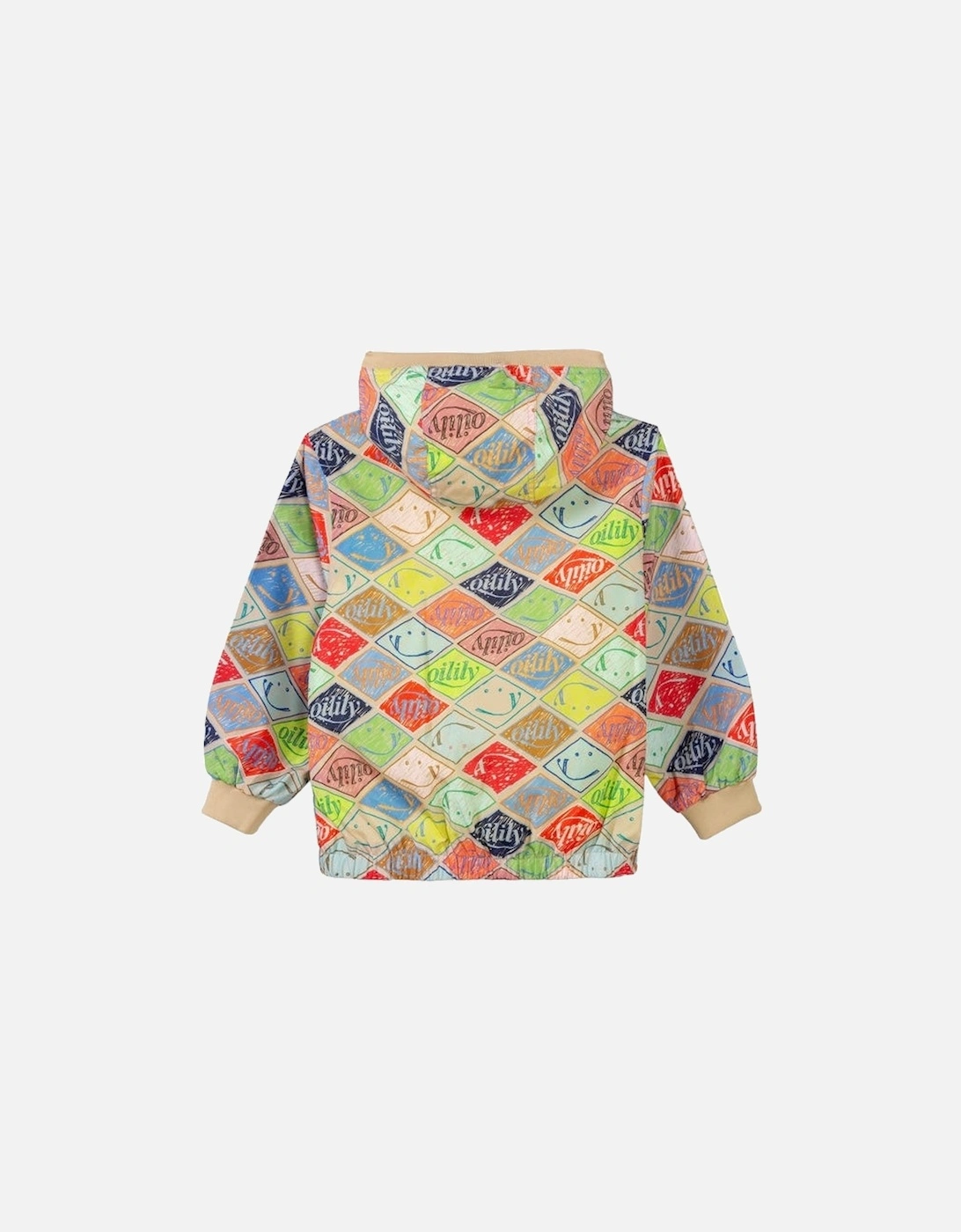 Boys Multicoloured Graphic Logo Windbreaker