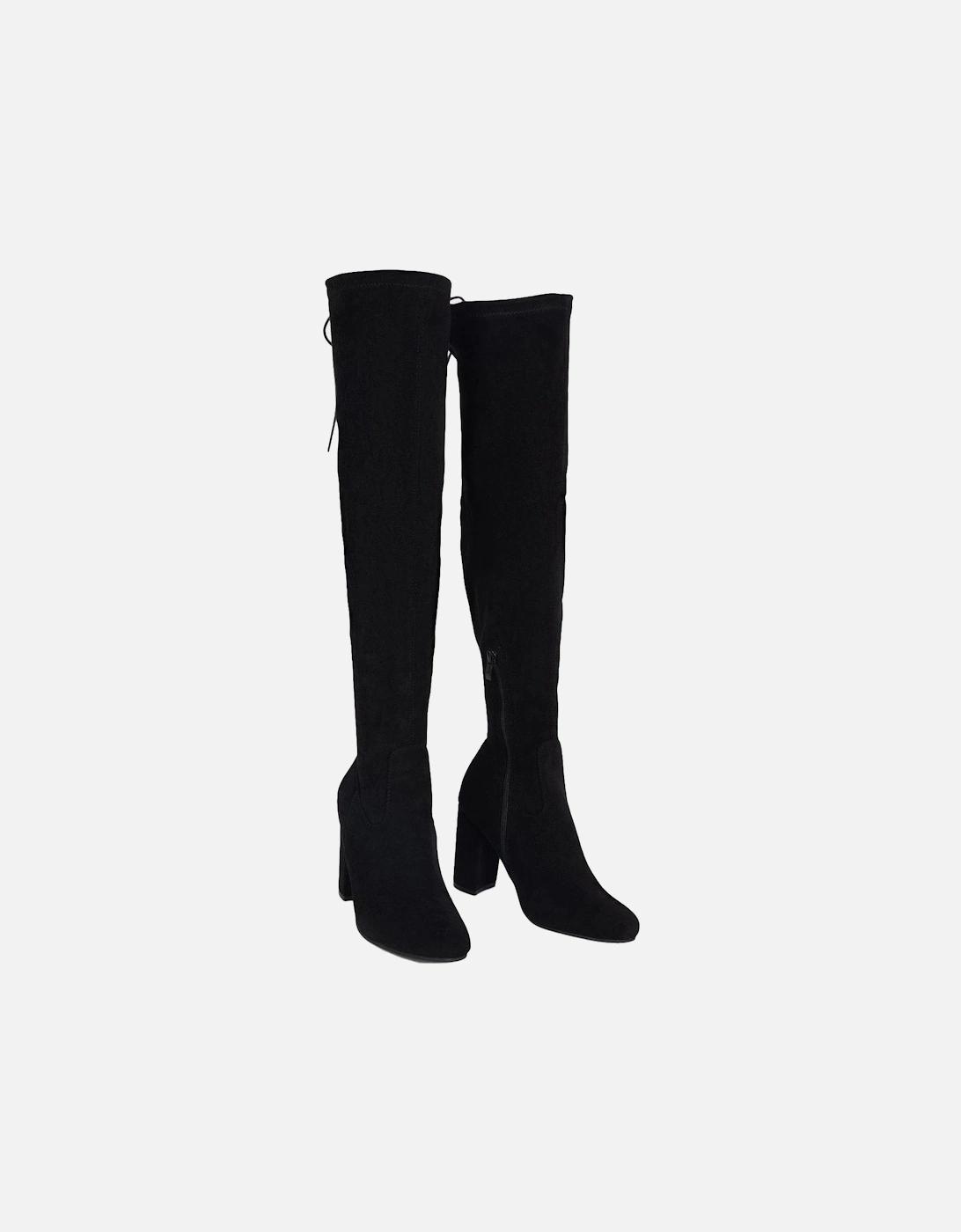 Womens/Ladies Kels Block Heel Knee-High Boots, 6 of 5
