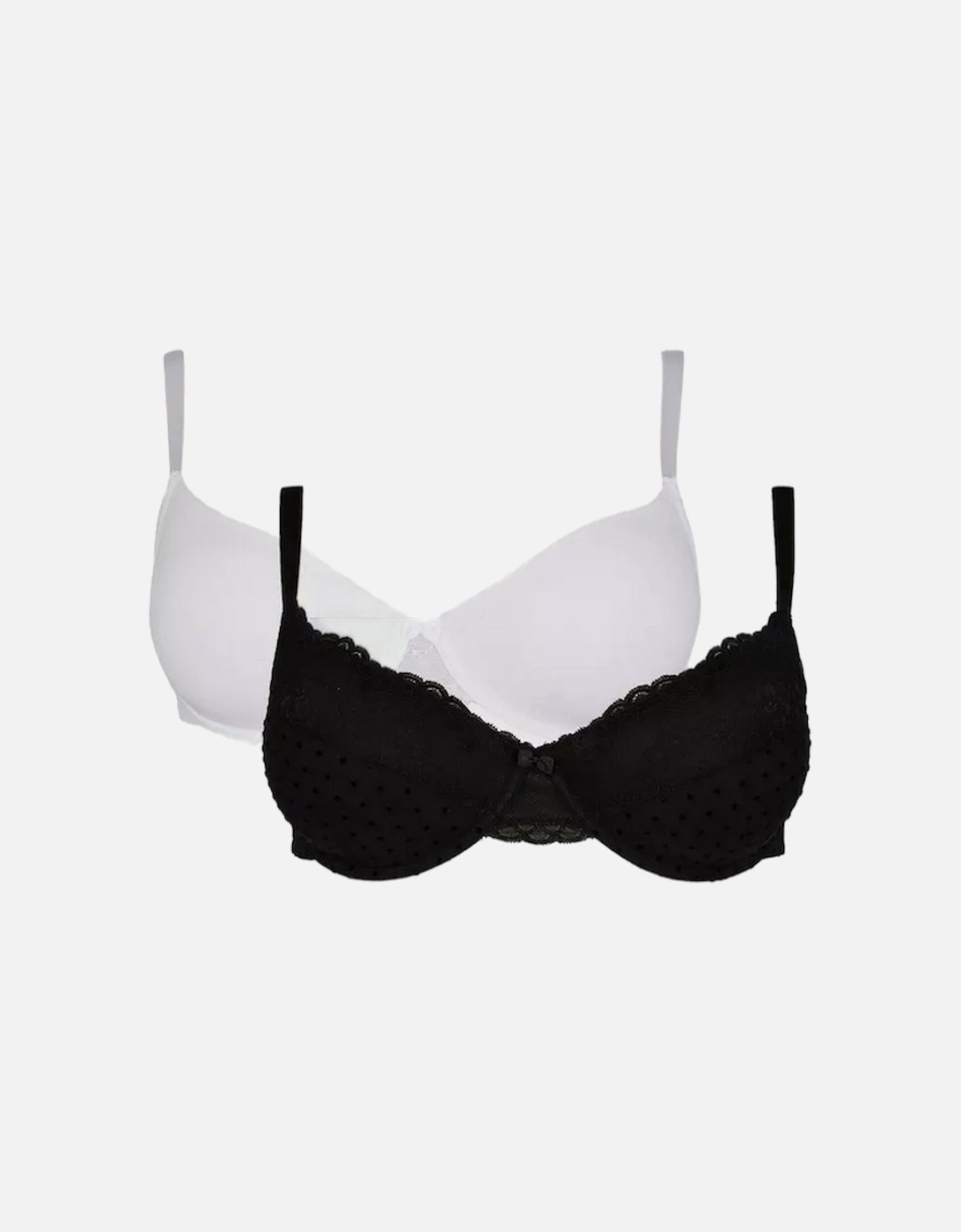 Womens/Ladies T-Shirt Bra (Pack of 2), 6 of 5