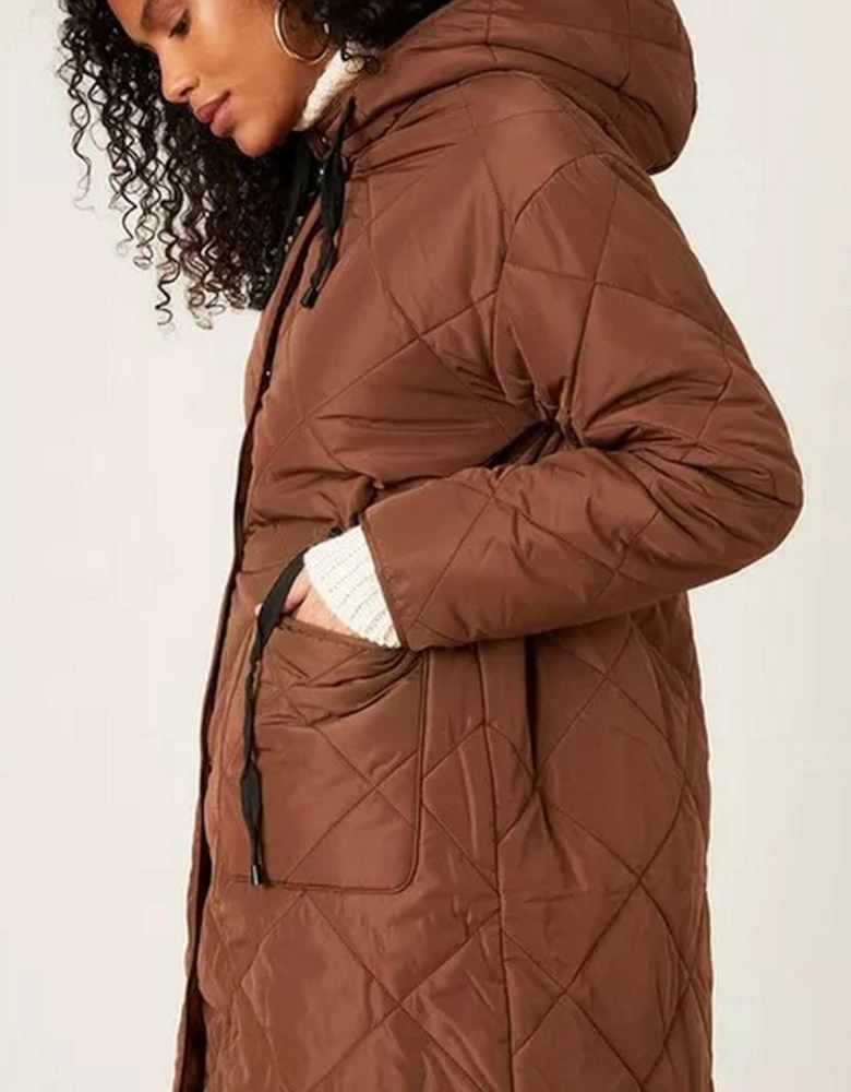 Womens/Ladies Padded Longline Parka