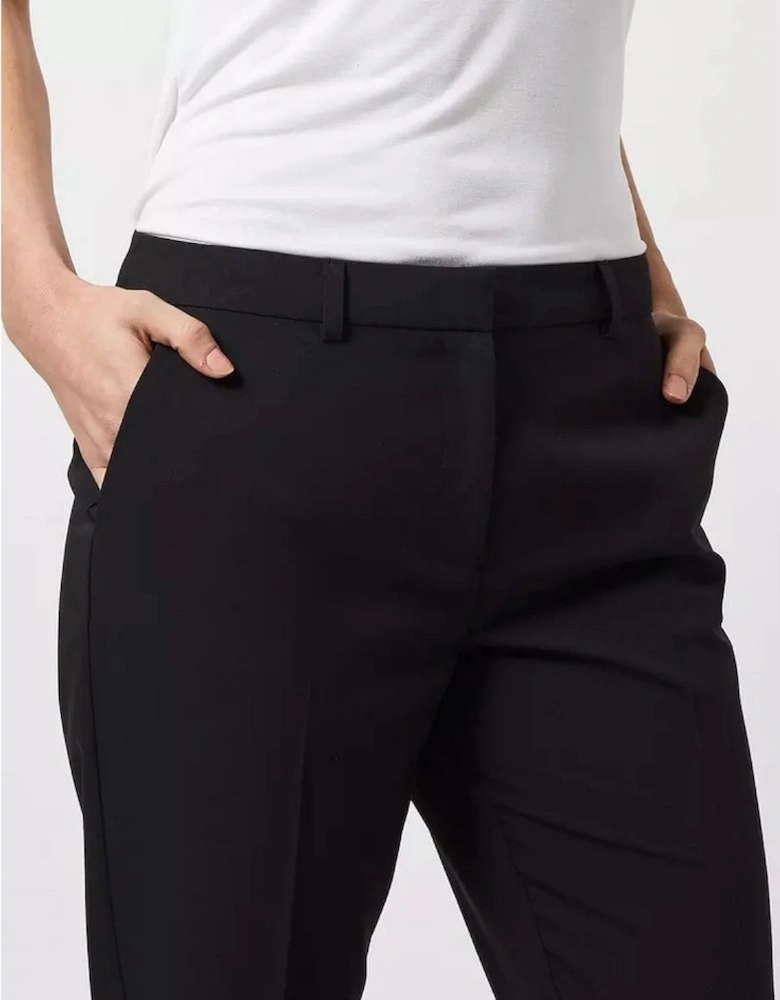 Womens/Ladies Slim Ankle Grazer Trousers