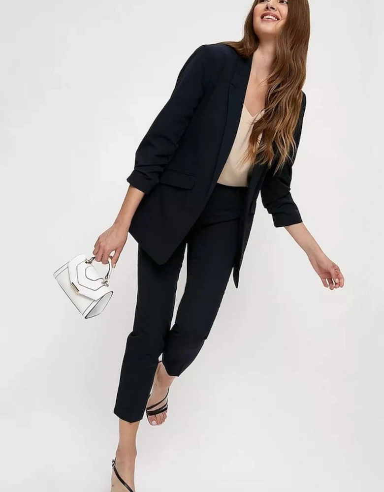 Womens/Ladies Ruched Tall Blazer