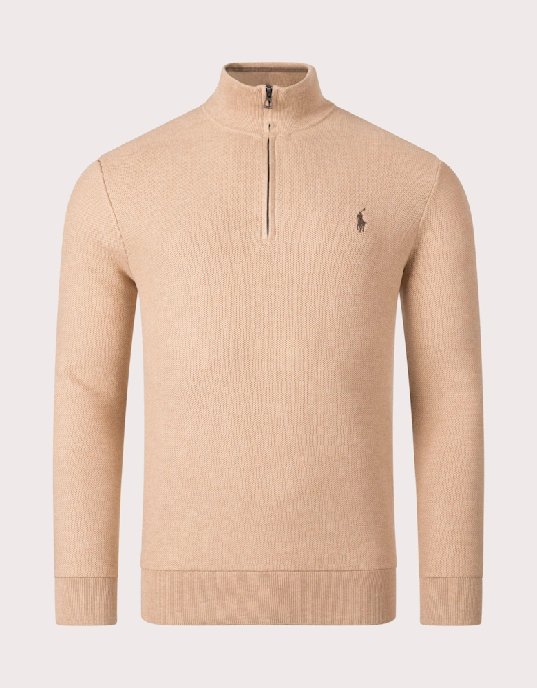 Quarter Zip Lightweight Knit