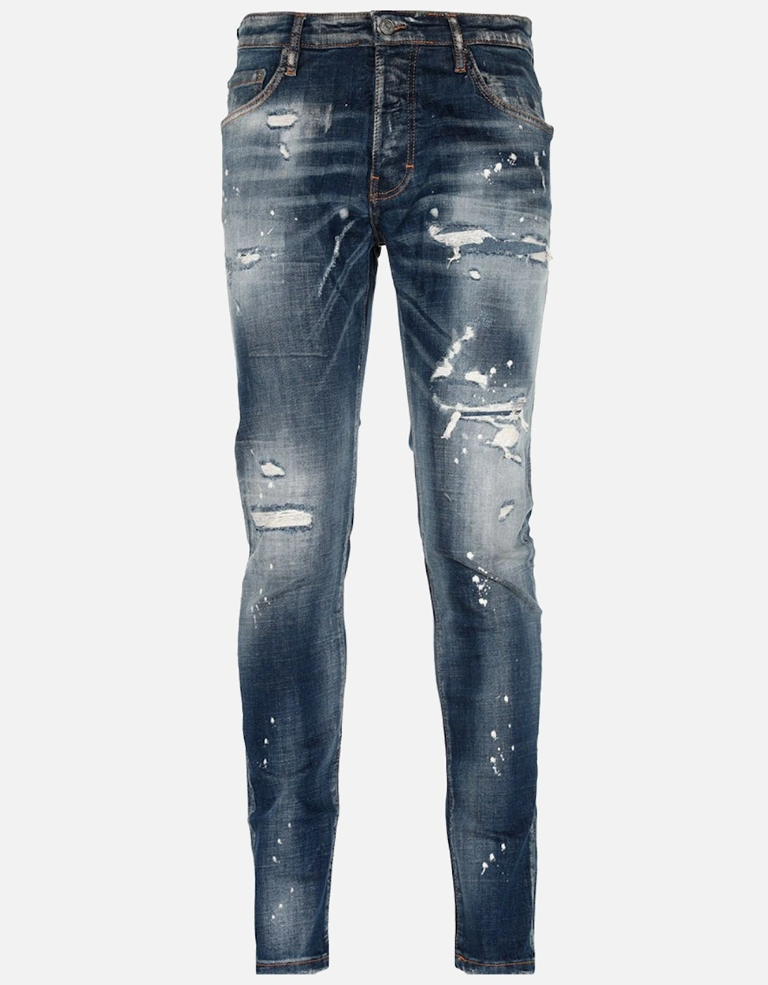 Fly Rider Distressed Jeans Stonewash, 5 of 4