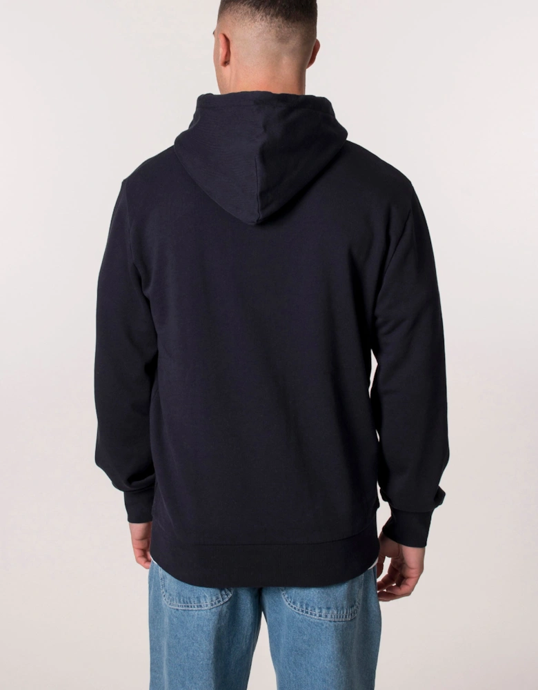 Relaxed Fit Scrawl Logo Hoodie