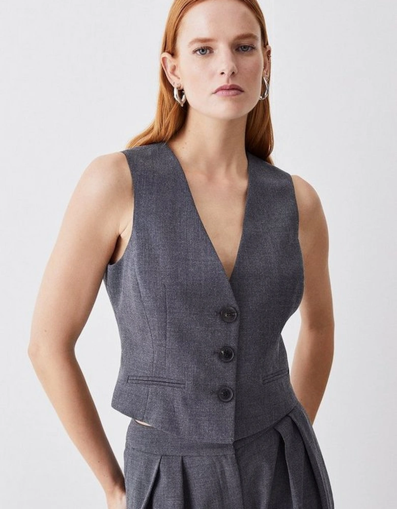 Premium Wool Flannel Waistcoat