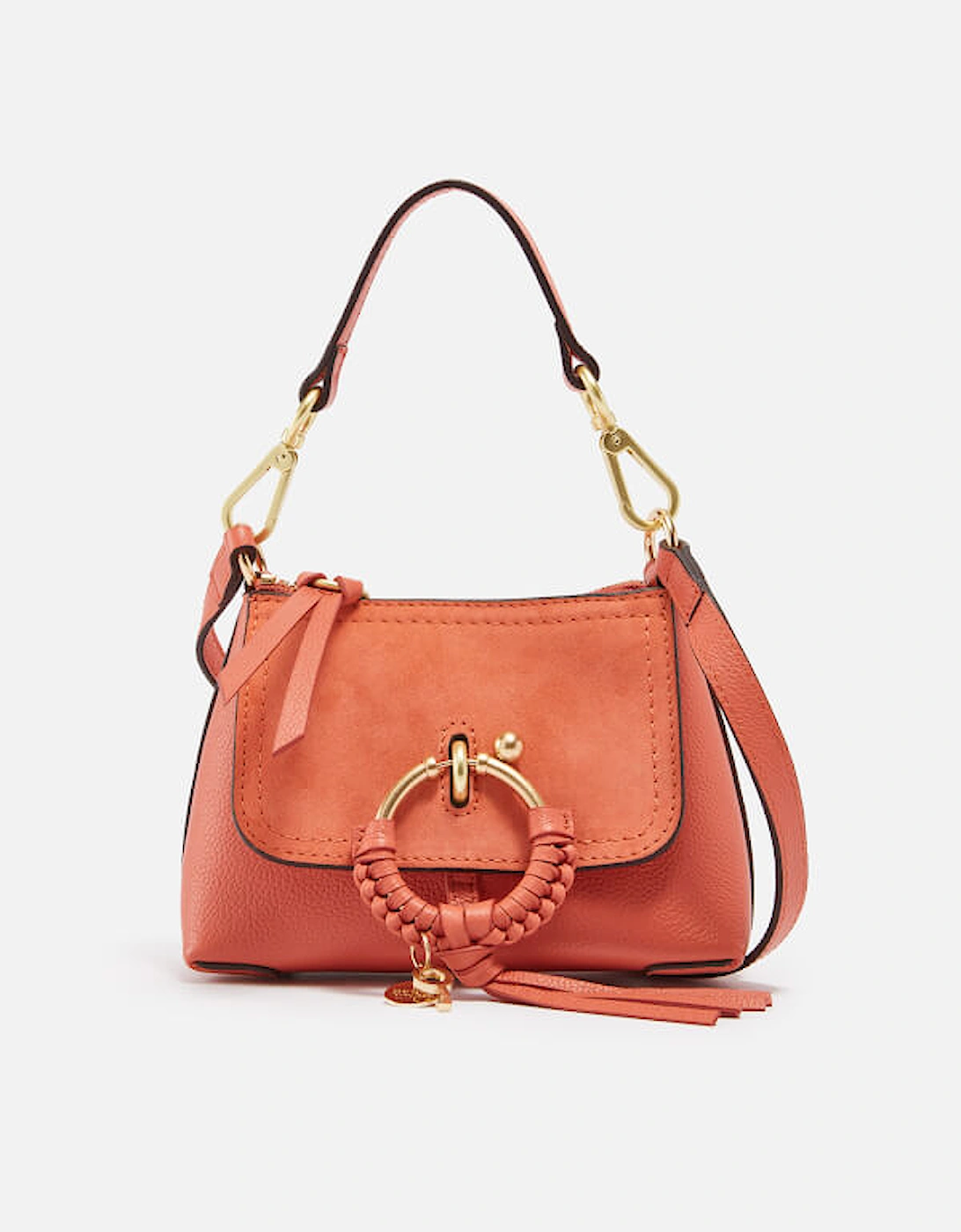 See by Chloé Joan Mini Suede and Leather Shoulder Bag, 2 of 1