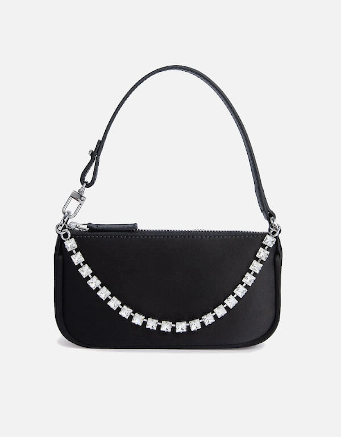 Mini Rachel Satin and Rhinestone Chain Bag, 2 of 1