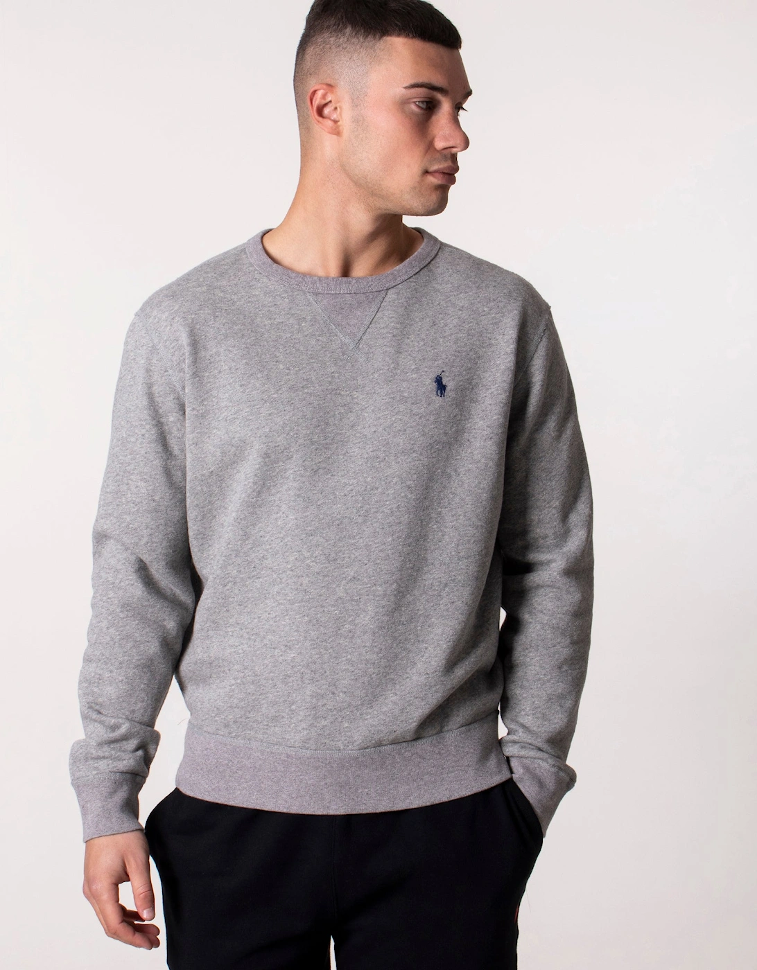 Relaxed Fit Garment-Dyed Fleece Sweatshirt
