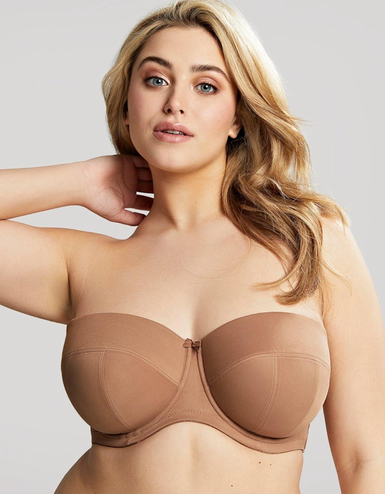 Dana Wired Strapless Bra - Beige