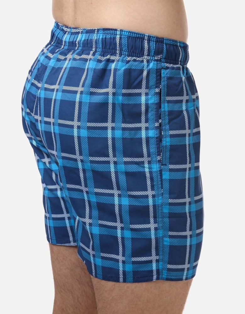 Mens Devon Check Swim Short