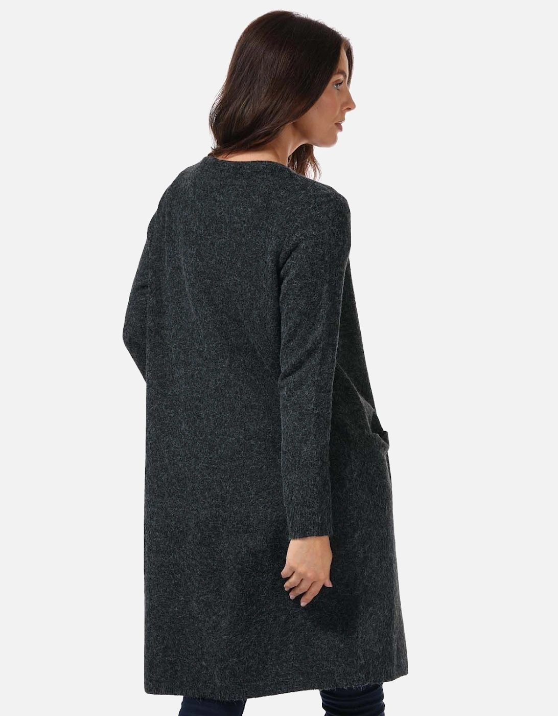 Womens Doffy Long Open Cardigan