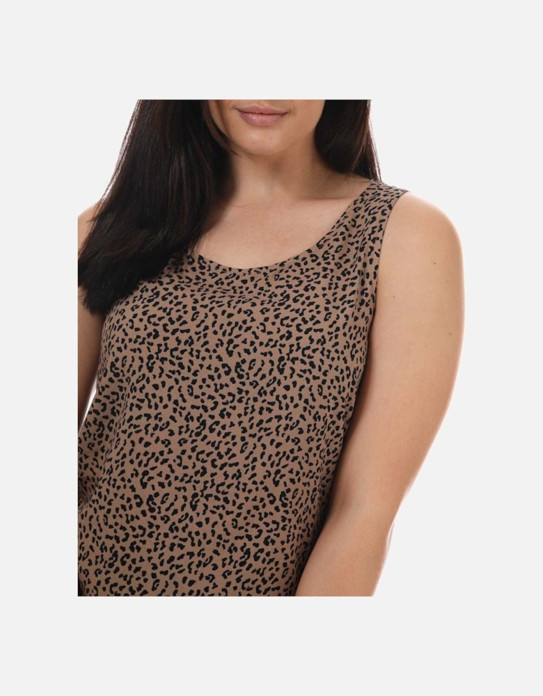 Womens Easy Leopard Print Tank