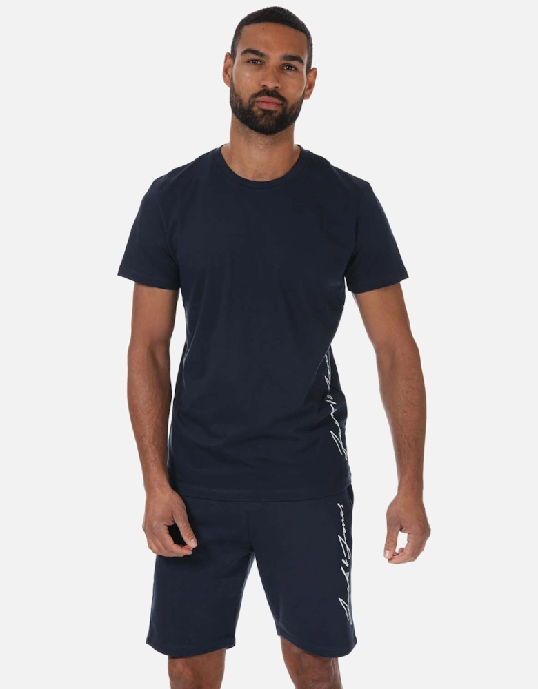 Mens Ombre T-Shirt & Short Set