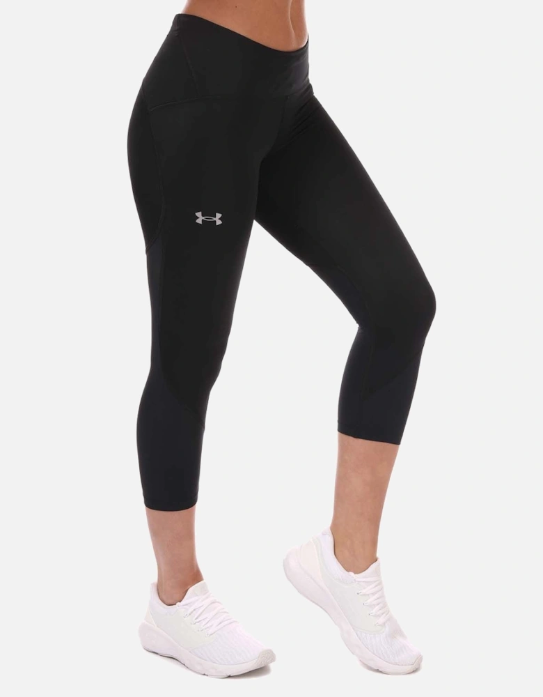 Womens UA Fly Fast 2.0 HeatGear Crop Leggings