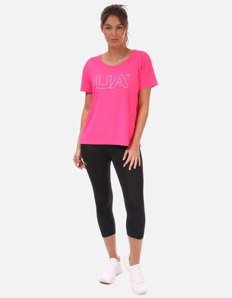 Womens UA Fly Fast 2.0 HeatGear Crop Leggings