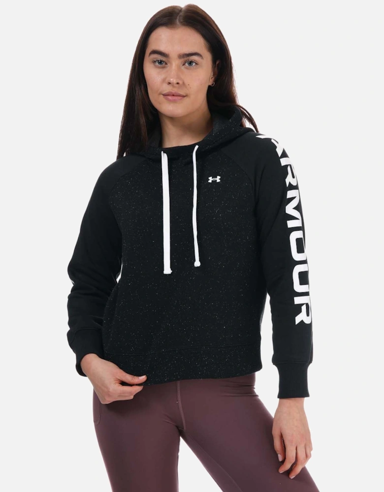 Womens UA Rival Fleece Colourblock Hoody