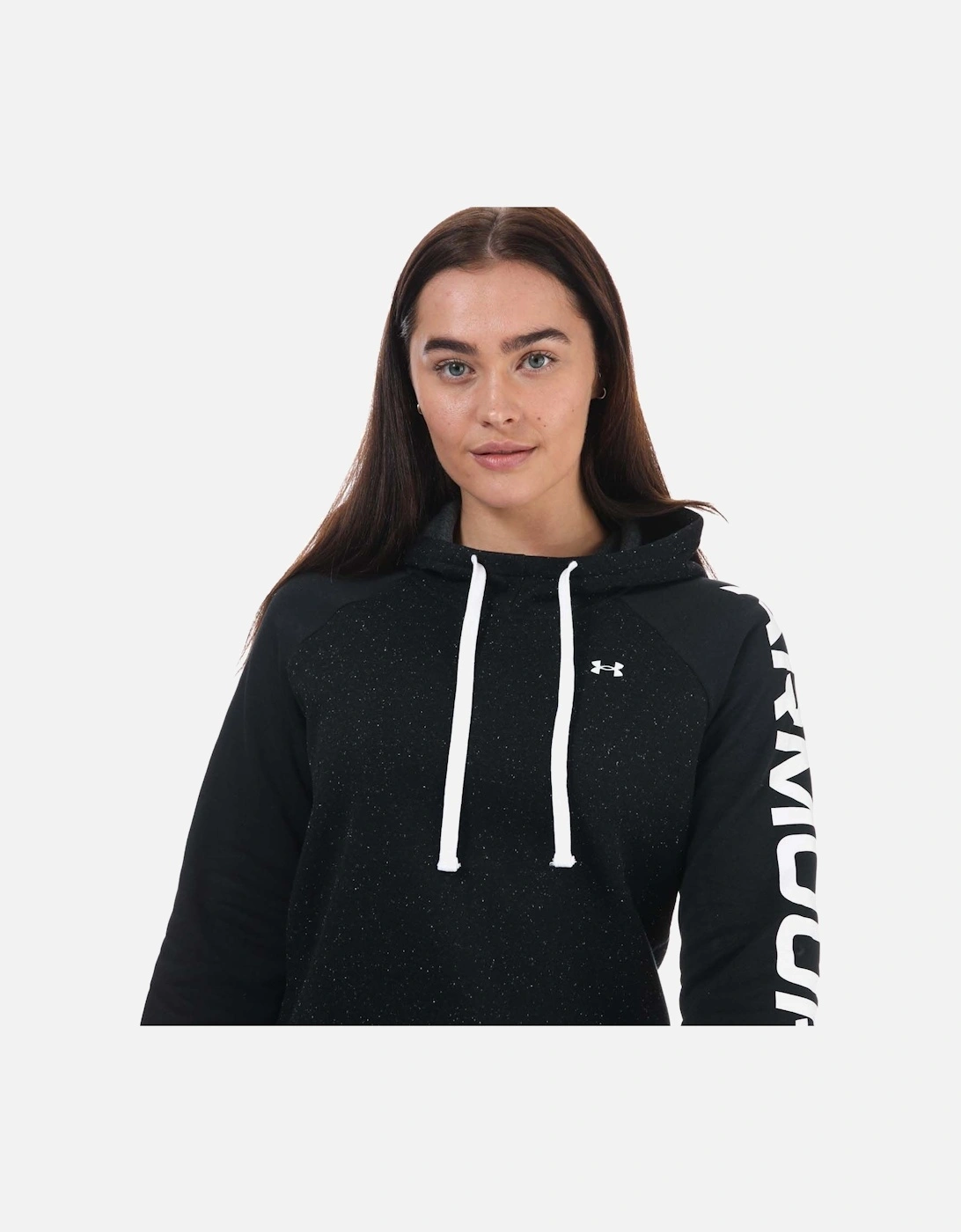 Womens UA Rival Fleece Colourblock Hoody