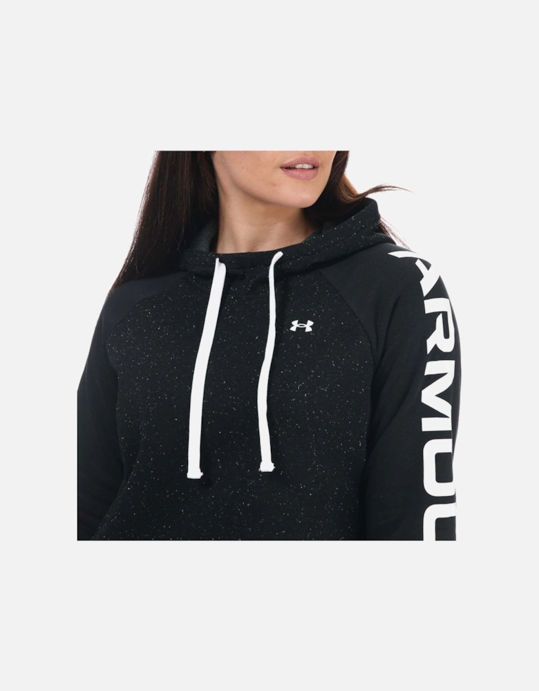 Womens UA Rival Fleece Colourblock Hoody