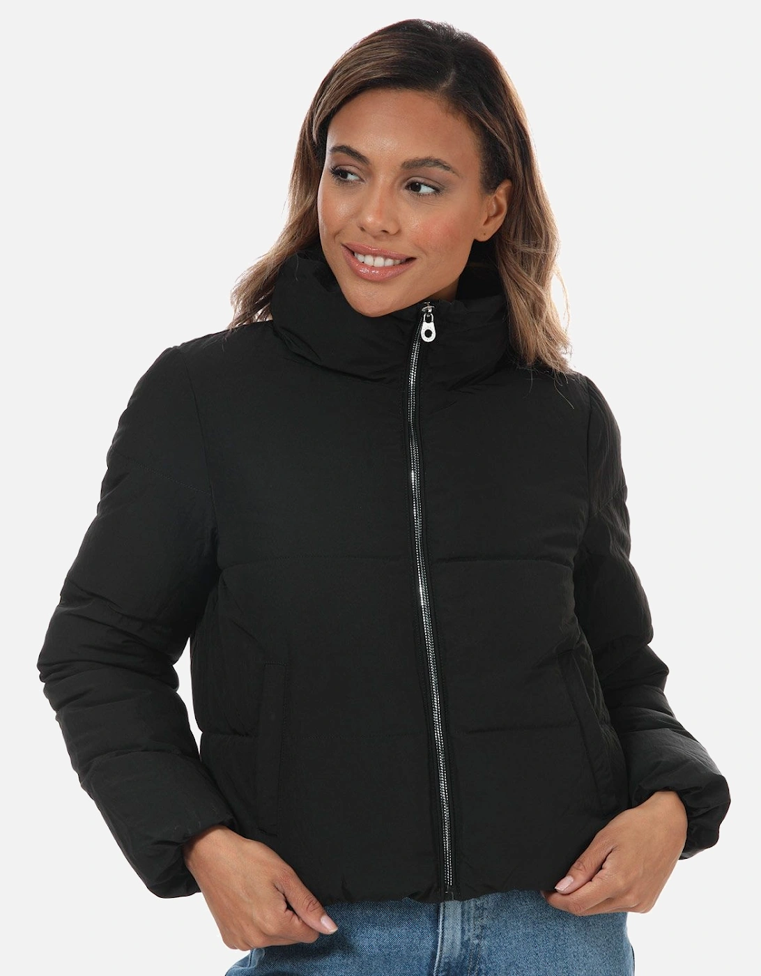 Womens Dolly Short Puffer Jacket, 7 of 6