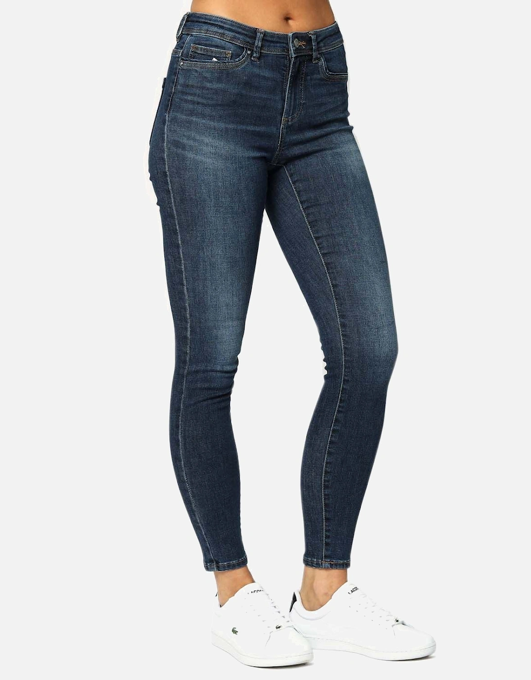 Womens Wauw Mid Rise Skinny Jeans, 7 of 6