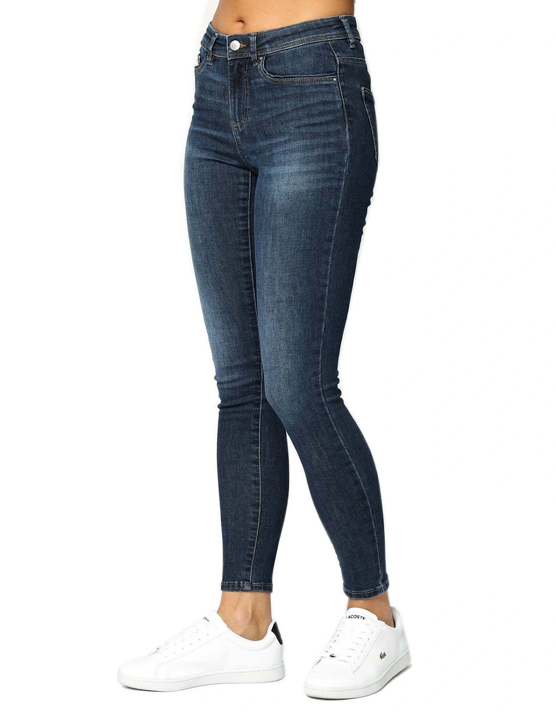 Womens Wauw Mid Rise Skinny Jeans