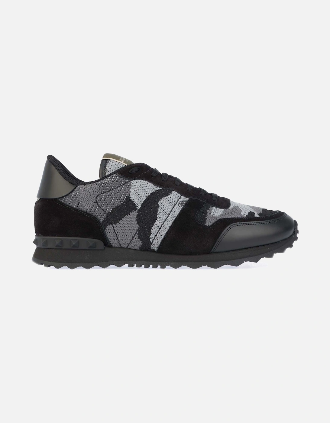 Mens Rockstud Camouflage Trainers, 7 of 6