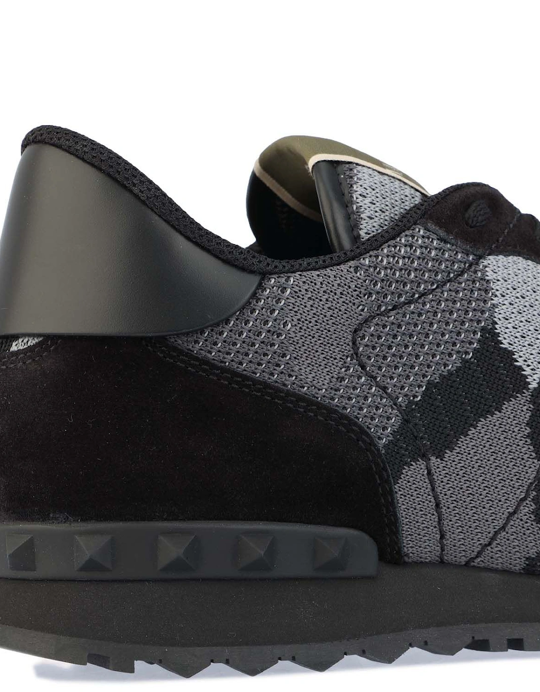 Mens Rockstud Camouflage Trainers