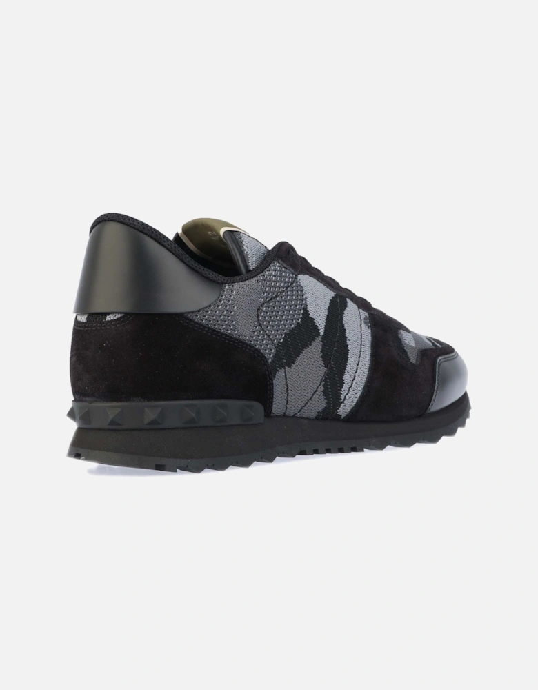 Mens Rockstud Camouflage Trainers