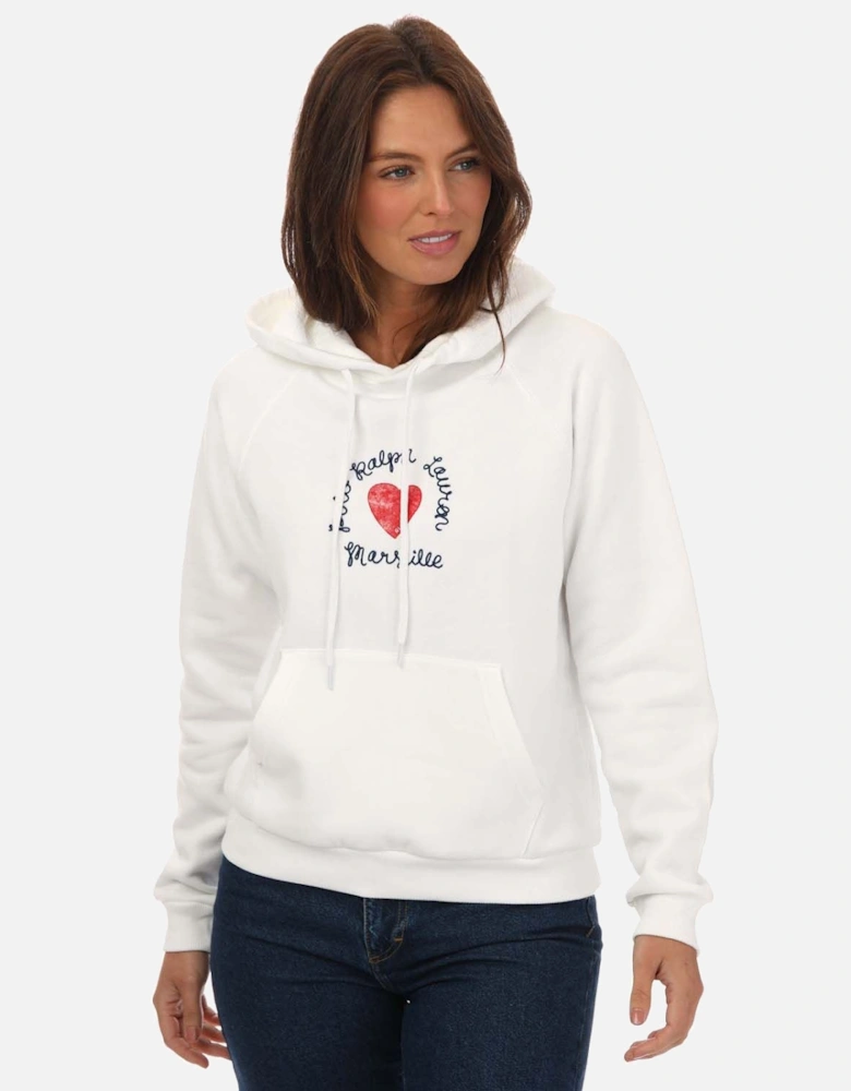 Womens Heart Logo Hoody