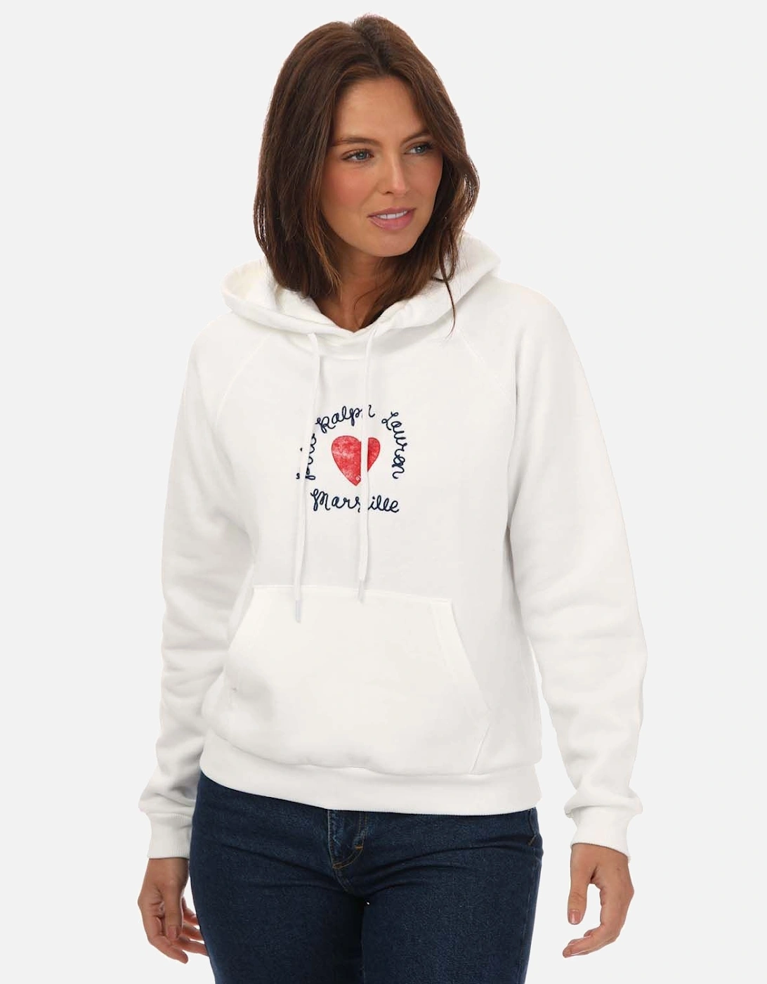Womens Heart Logo Hoody, 4 of 3