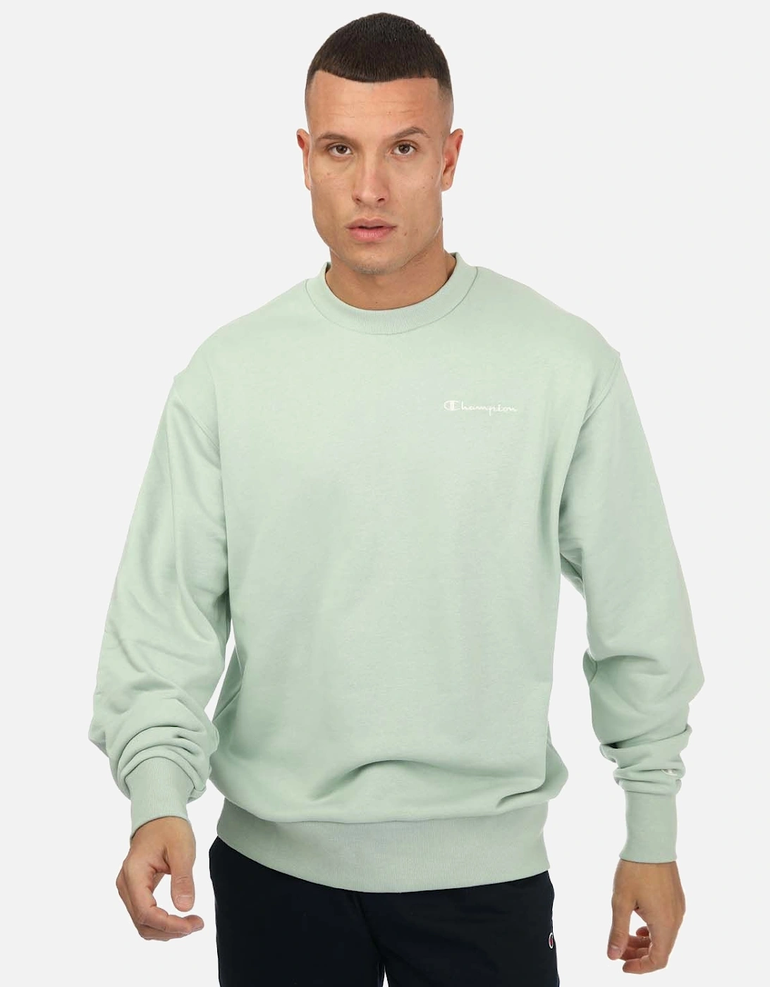 Mens Organic Eco-Future Crew Sweatshirt, 7 of 6