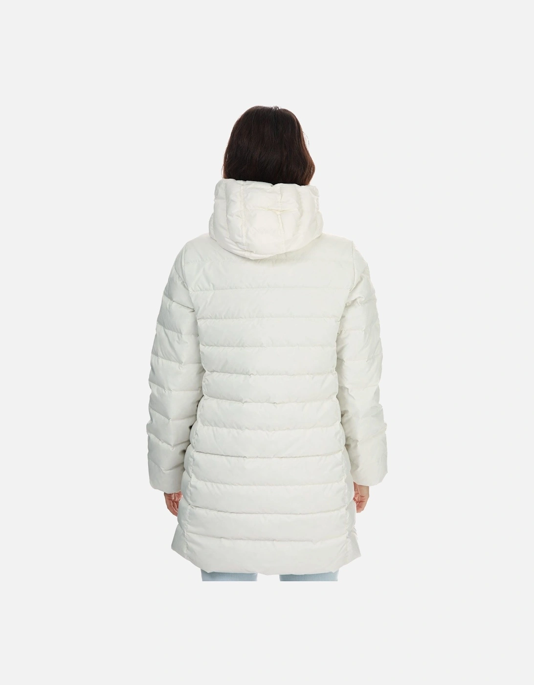 Womens Down Mid Length Puffer Jacket