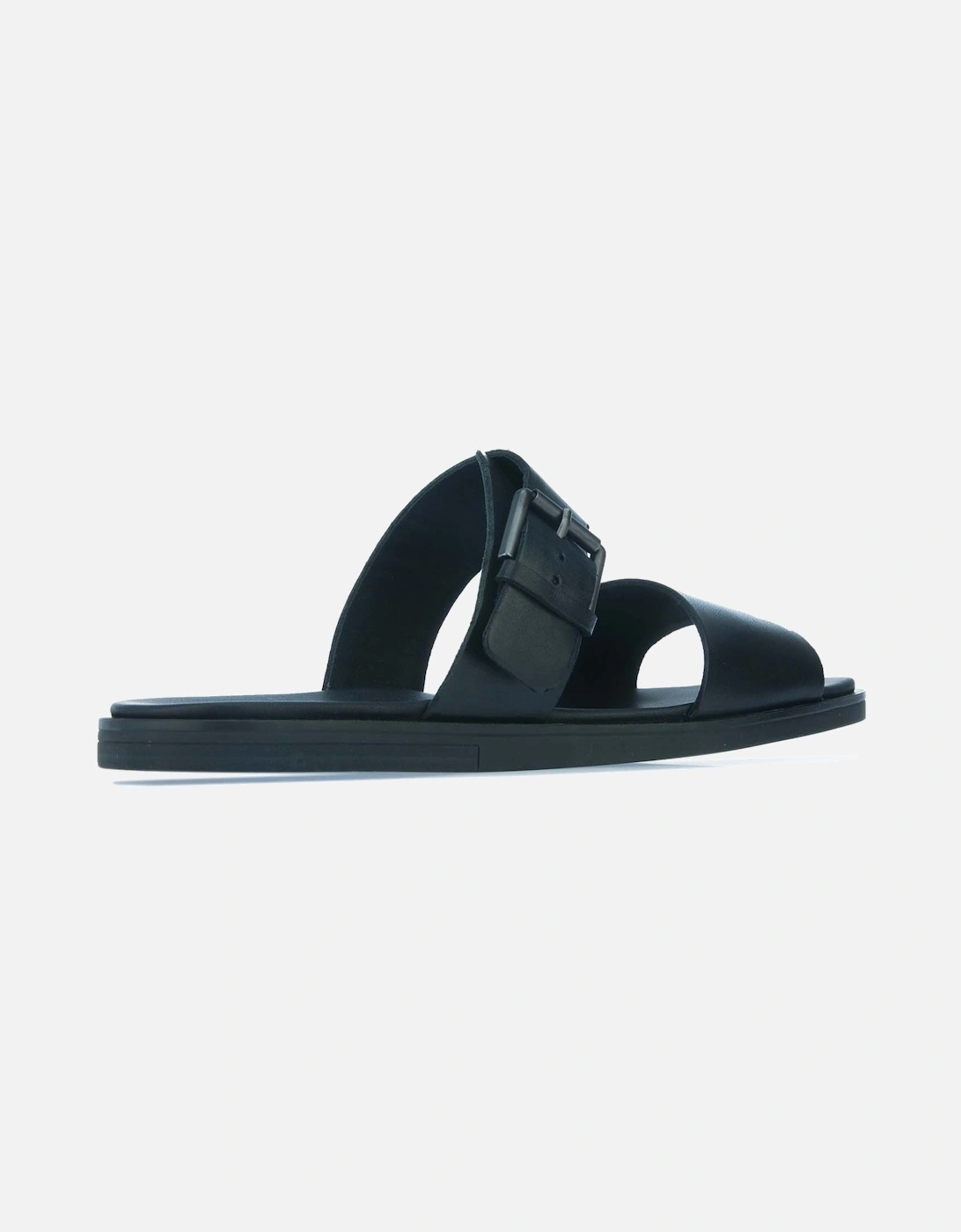 Womens Ofra Leather Slide Sandals