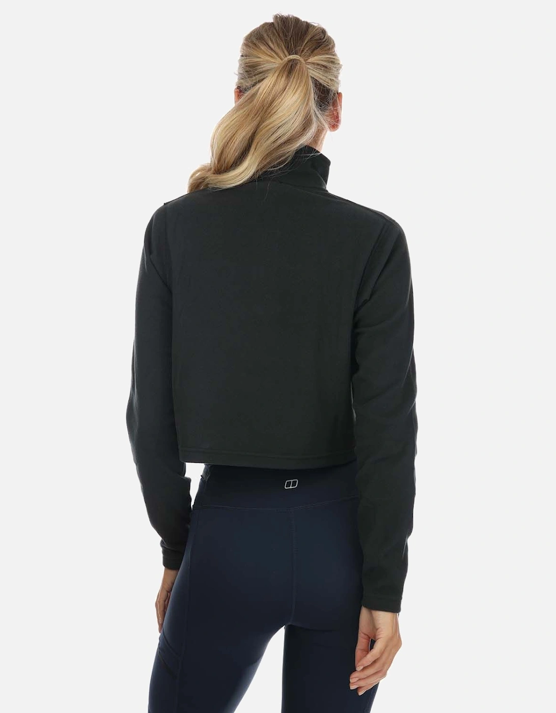 Womens Prism Crop Half Zip Fleece