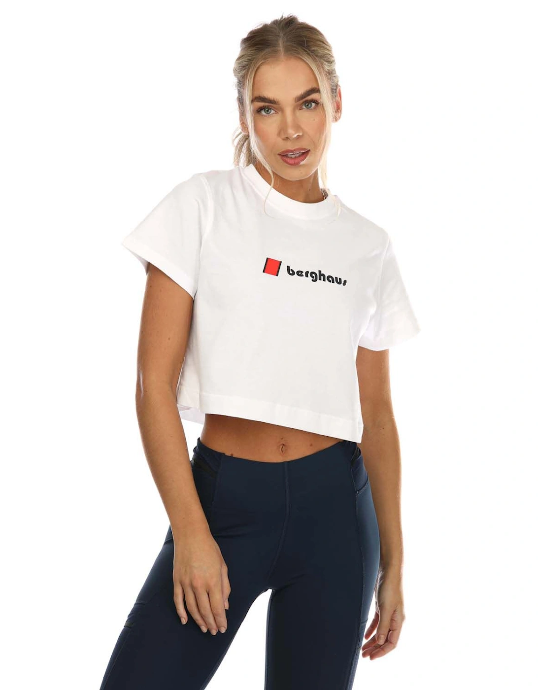 Womens Crop Short Sleeve T-Shirt, 7 of 6