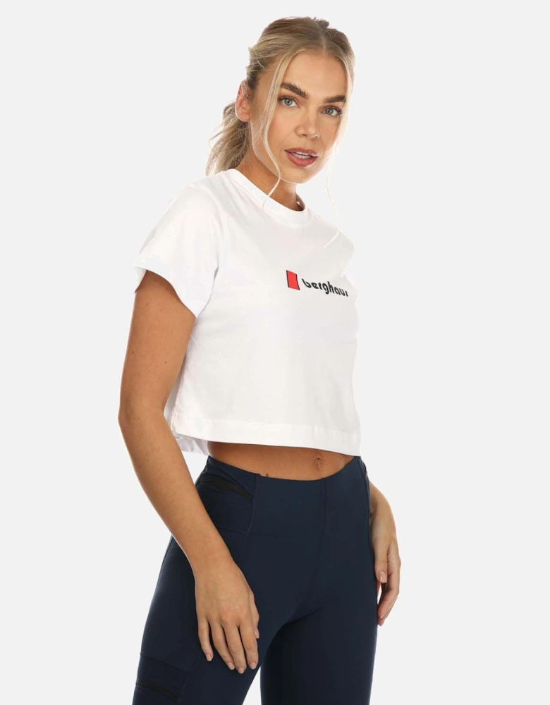 Womens Crop Short Sleeve T-Shirt