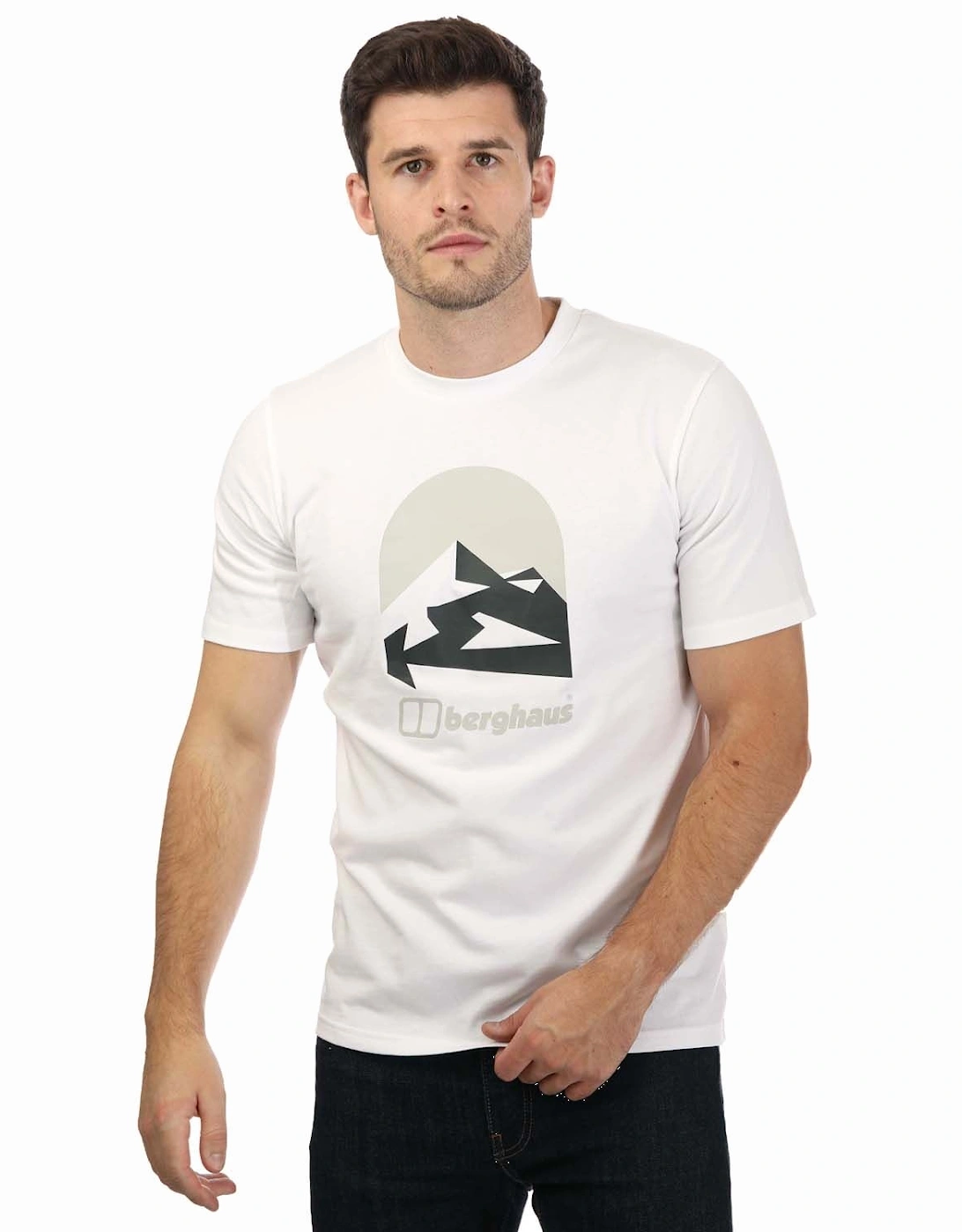 Mens Edale Mountain T-Shirt, 7 of 6