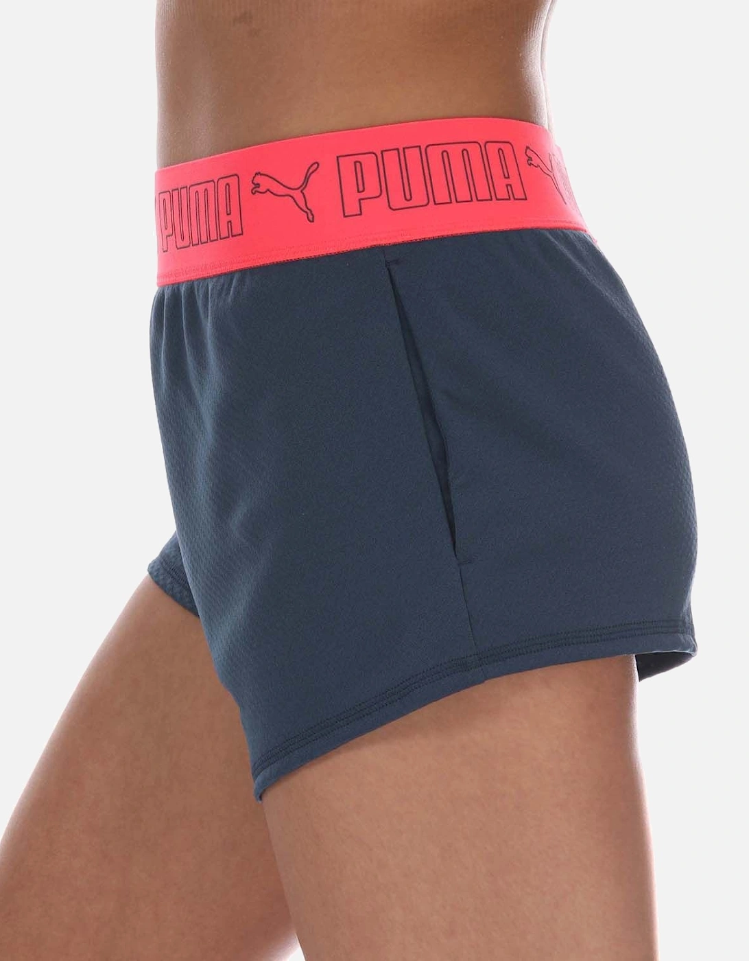 Womens Elastic 3 Inch Training Shorts