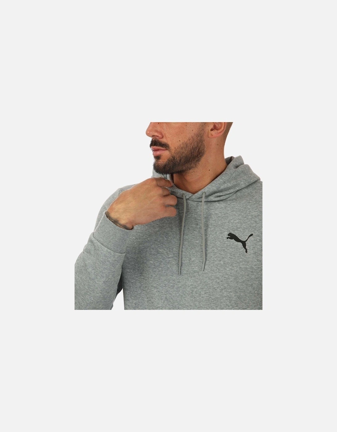 Mens Essentials Small Logo Hoody