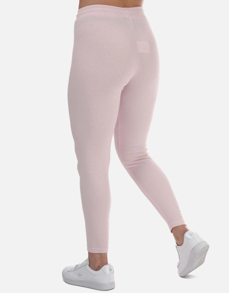 Womens Signature Ribbed Leggings