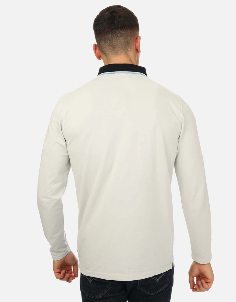 Mens Long Sleeve Performance Polo Shirt