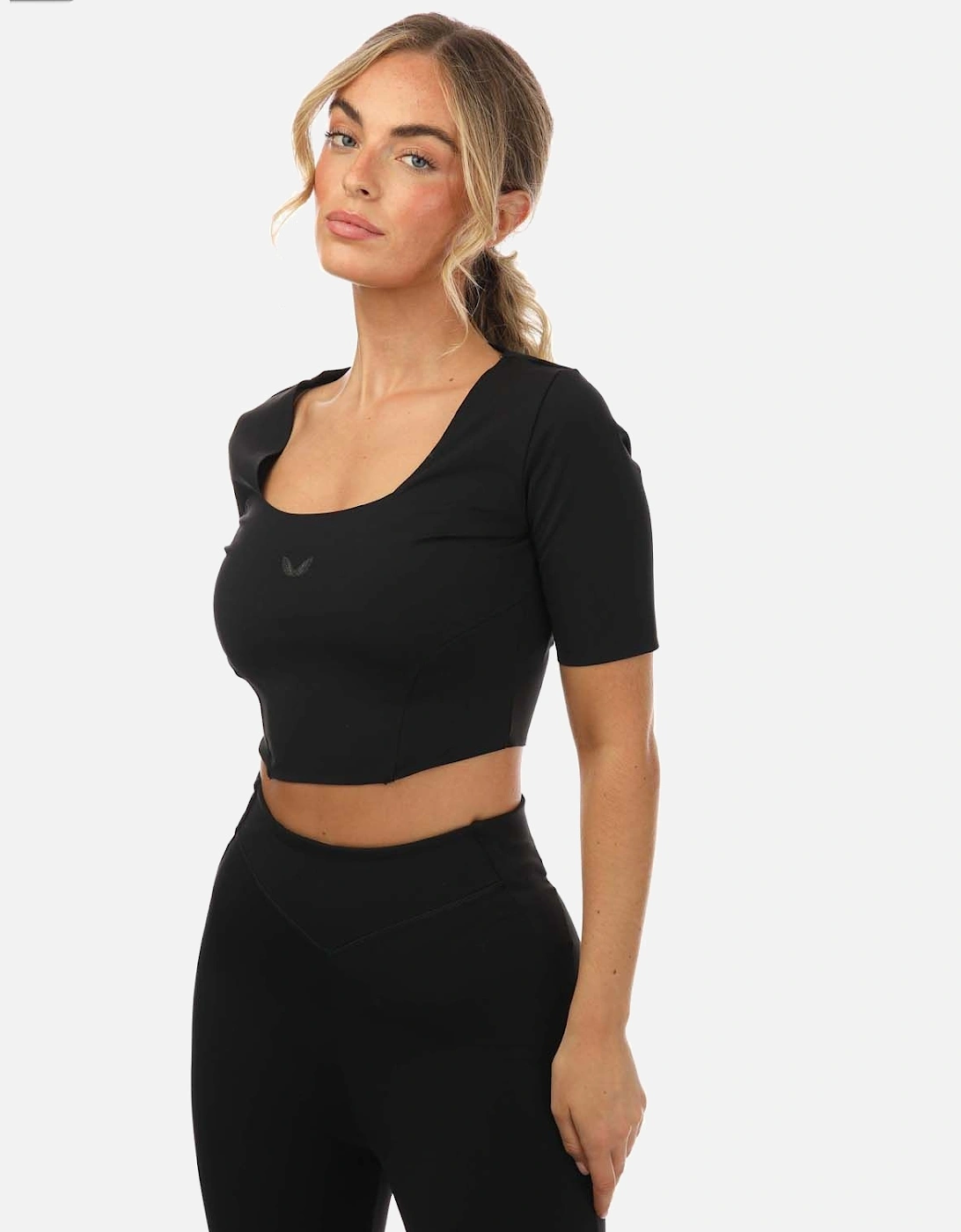 Womens Active Contour Crop Top, 7 of 6