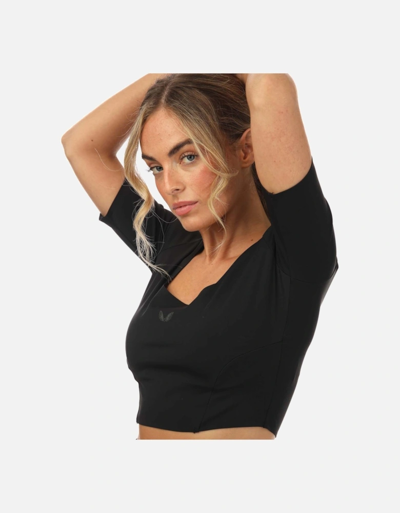 Womens Active Contour Crop Top