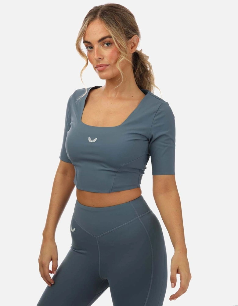 Womens Active Contour Crop Top