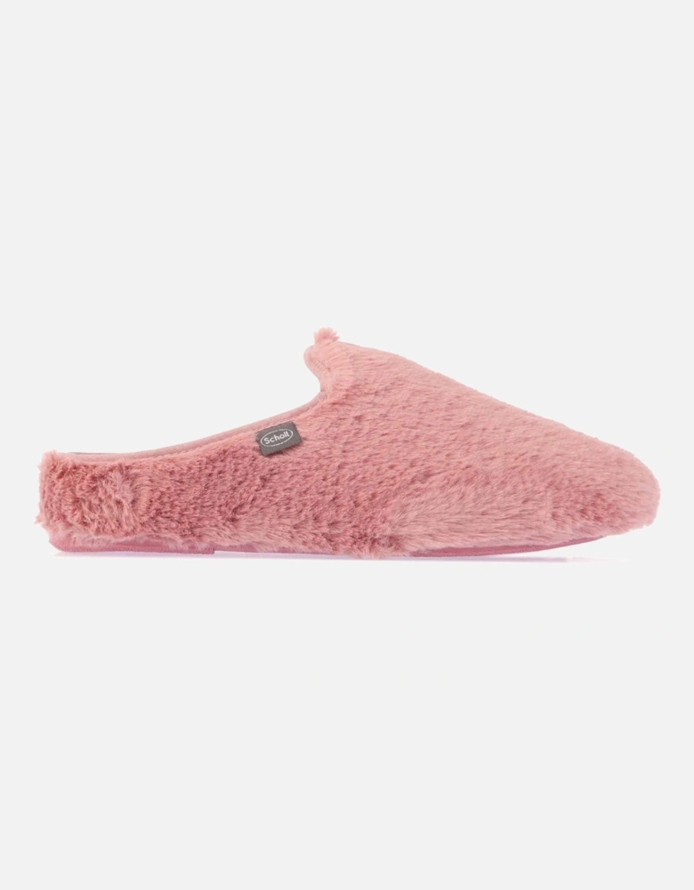 Womens Maddy Faux Fur Mule Slippers