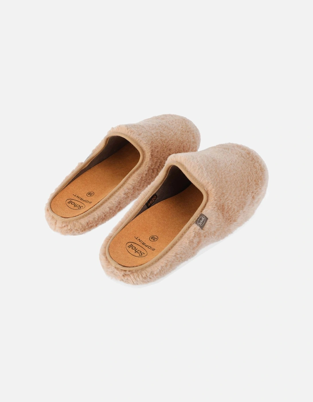 Womens Maddy Faux Fur Mule Slippers