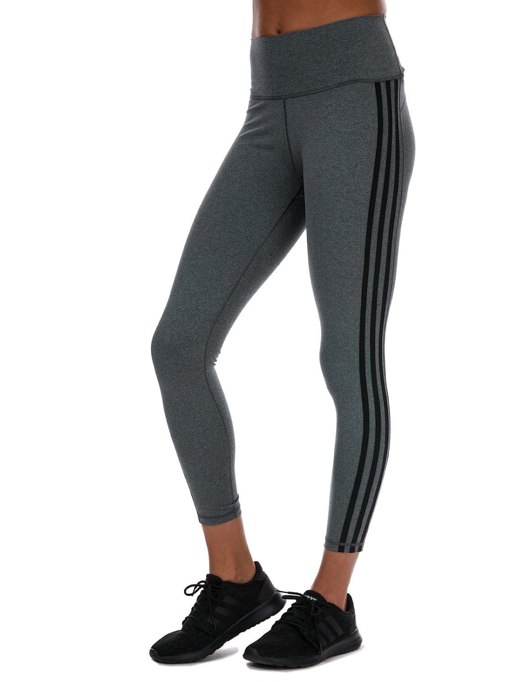 Womens Believe This 2.0 3-Stripes 7/8 Tights, 7 of 6