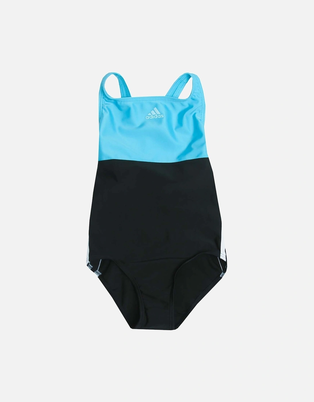 Infant Girls Colourblock 3-Stripes Swimsuit, 3 of 2